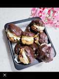 Chocolate cream puff