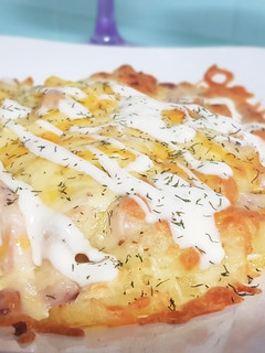 Una foto de Patatas 🥔 queso 🧀 y bacon 🥓 estilo Foster Hollywood 🌟 🌟