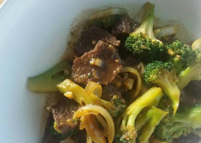 Daging Sapi & Brokoli Saus Teriyaki foto resep utama