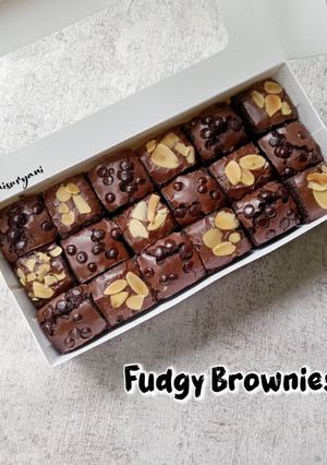 Foto resep Fudgy Brownies (2 telur)