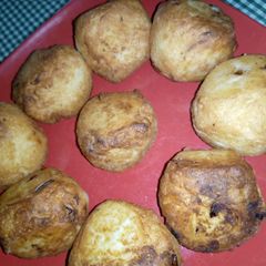 A picture of Yam balls.