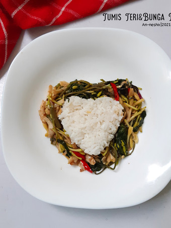 Cara Gampang Menyiapkan 187.Tumis Teri Bunga Pepaya yang Menggugah Selera