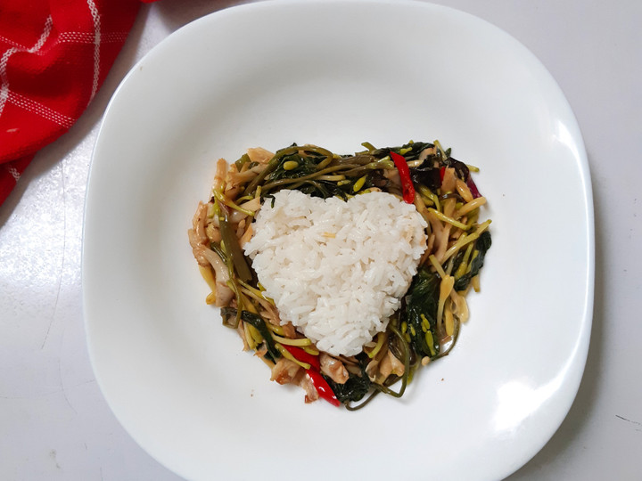 Cara Gampang Menyiapkan 187.Tumis Teri Bunga Pepaya yang Menggugah Selera