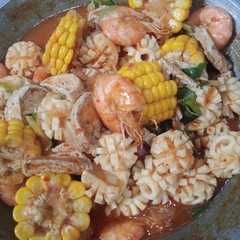 Seafood Saus Padang রেসিপির প্রধান ছবি
