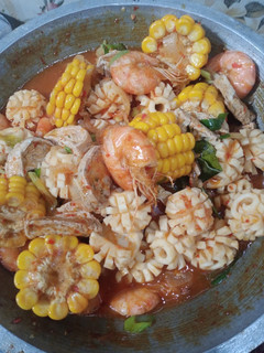 Foto resep Seafood Saus Padang