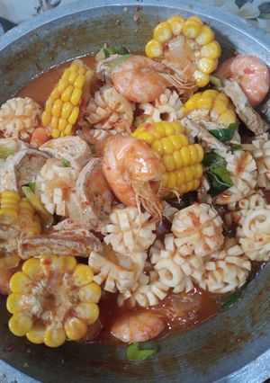 Foto resep Seafood Saus Padang