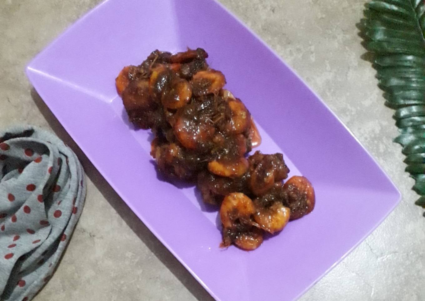 Ayam udang goreng saus tiram khas Gorontalo
