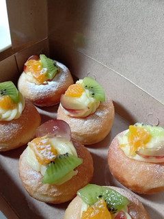 Foto resep Donat Fla Buah Rumahan(Pemula)