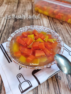 Foto resep Es Buah Jadul/Simple Fruit Cocktail