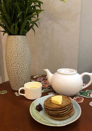 Hình của món Bánh kếp nutella.