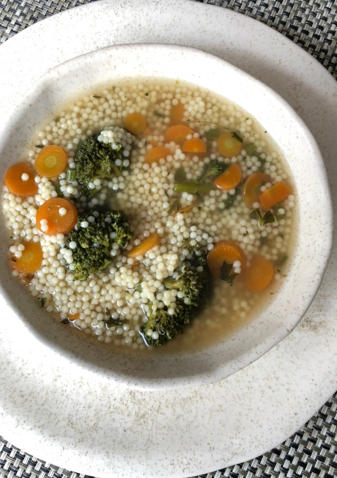 Una foto de Sopa con verduras