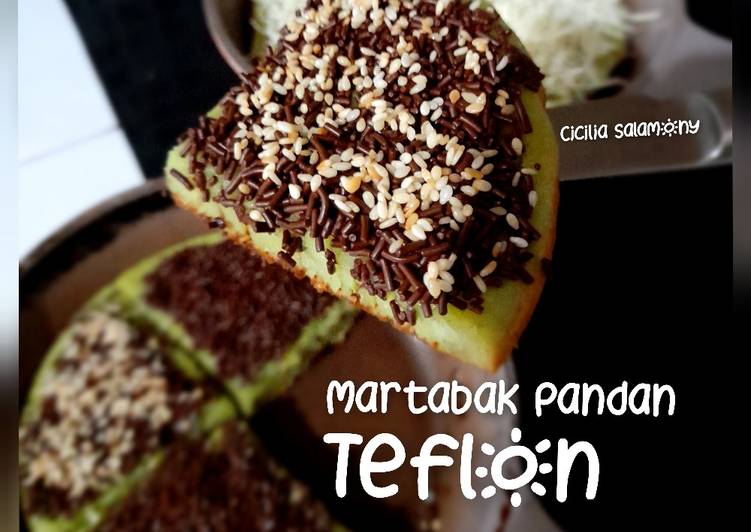 makanan Martabak Pandan Teflon Jadi, Lezat