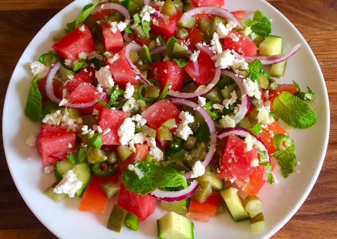 Watermelon Salad: