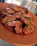 Alitas de pollo agridulce