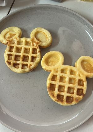 Una foto de Waffles de Mickey
