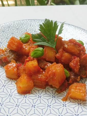 Easy Way Make Balado kentang ati pete/ sambal goreng ati the Delicious You can take Joss in your mouth