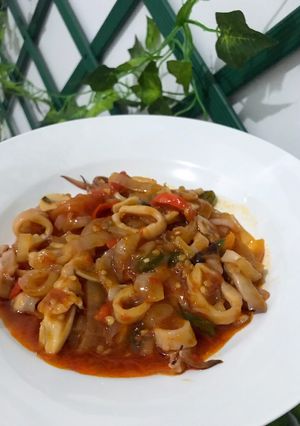 Foto resep Cumi Saos Padang