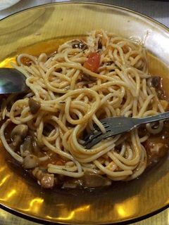 Foto resep Spaghetti Jamur (Vegetarian)