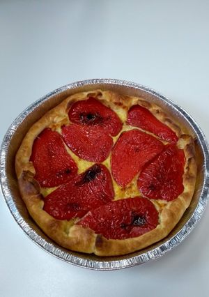 Foto di Torta salata con peperoni ed Asiago