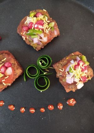 A picture of Dalwada Chat Toast.