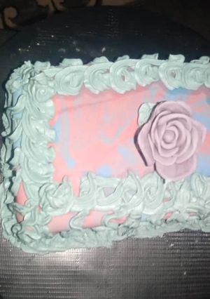 A picture of Cake Decoration (Buttercream Icing).