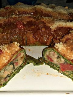 Una foto de Relleno y salsa para canelones de acelga (parte 2)