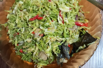 Resep Tumis Bunga Pepaya Teri Medan Anti Gagal