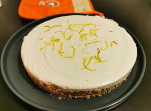 Une photo de Cheesecake cru au citron