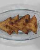 Paneer cheese samosa