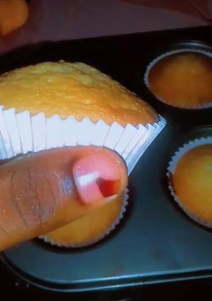 A picture of Vanilla cupcake.