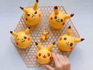 皮卡丘金瓜饅頭