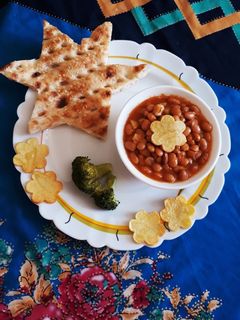 عکسی از دستور خوراک لوبیا چیتی