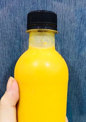 Hình của món Sữa bí đỏ tăng cân.