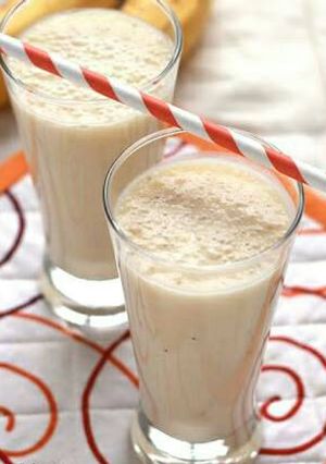 A picture of Banana milkshake.
