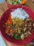Urap Pakis dan Kacang Merah