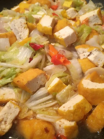 Langkah Mudah untuk Membuat Resep Tumis sawi putih + tahu kuning bandung yang Sempurna Anti Ribet, Mantap Sekali