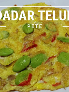 Foto resep Dadar Telur Pete