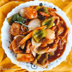 A picture of Chilli paneer.