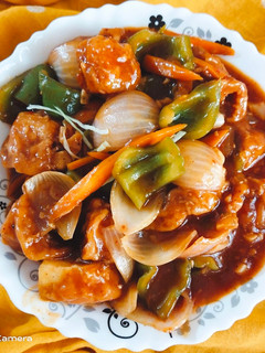 A picture of Chilli paneer.