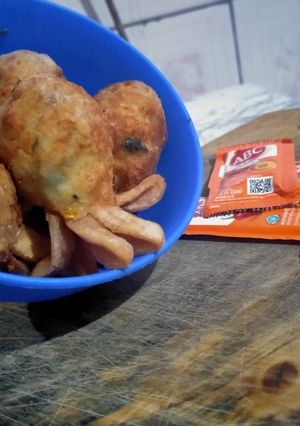 Foto resep Gurita sosis ayam sayur