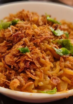 A picture of Indomie instant noodles.