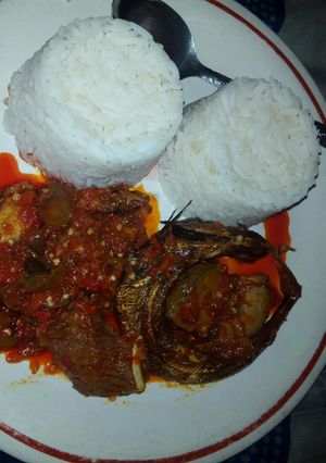 A picture of Ofada stew.