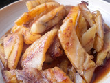 Pisang panggang karamel