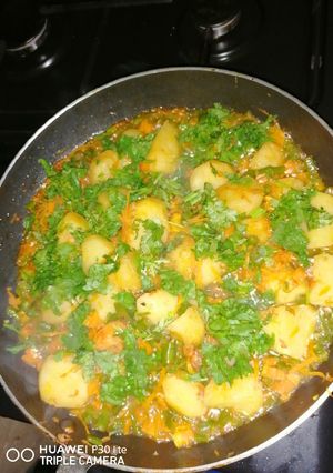 A picture of Potato stew.