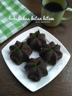 Foto resep Bolu kukus ketan hitam (#bandung_recookSariUtamiKimdonghwa)