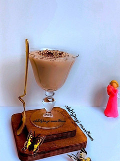عکسی از دستور فرنی بستنی کاپوچینو🍧