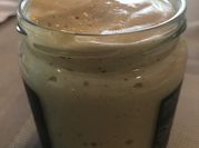 A picture of egg whites, stevia