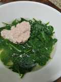 แกงจืดผักวอเตอร์เครสกับหมูเด้ง