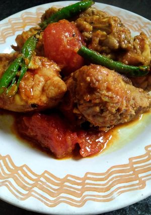 চিলি টমেটো চিকেন (chilli Tomato chicken recipe in Bengali) রেসিপির প্রধান ছবি