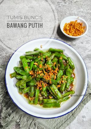 Foto resep Tumis buncis bawang putih